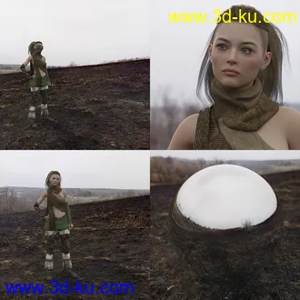 3D打印模型Orestes Iray HDRI Environments - The Burnt Lands的图片