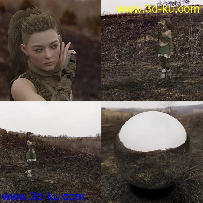 Orestes Iray HDRI Environments - The Burnt Lands模型的图片4