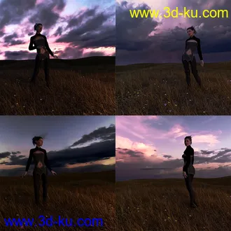 3D打印模型Orestes Iray HDRI Skydomes - Blue Hour的图片