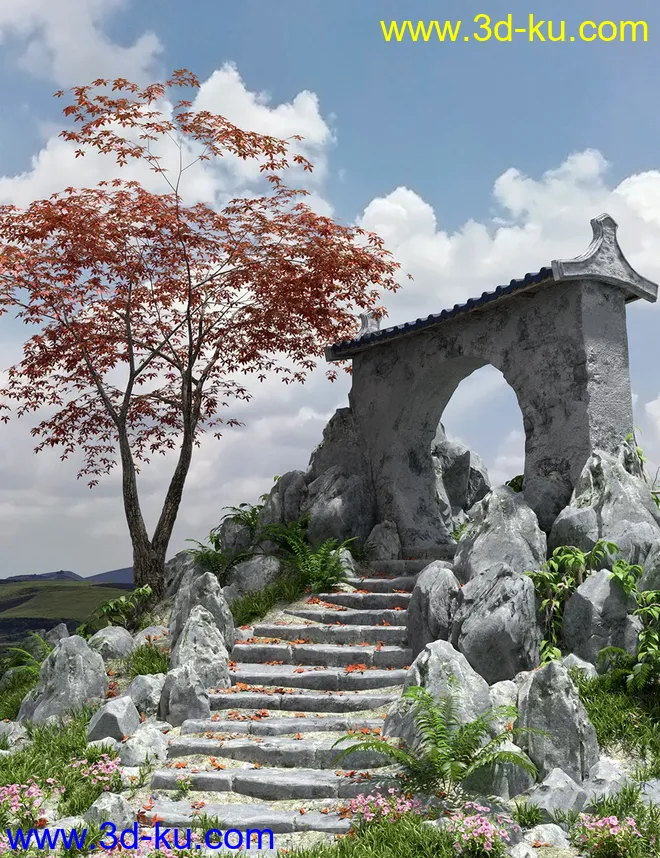 Orestes Iray HDRI Skydomes - Hazy Afternoon模型的图片2