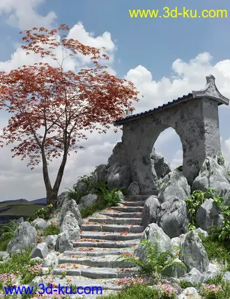 3D打印模型Orestes Iray HDRI Skydomes - Hazy Afternoon的图片