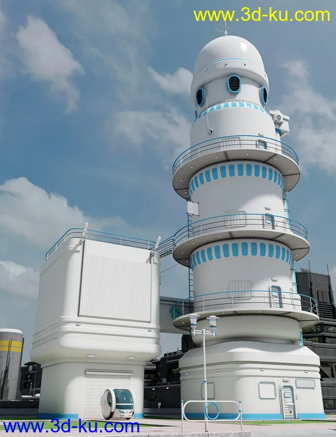 Orestes Iray HDRI Skydomes - Hazy Afternoon模型的图片5