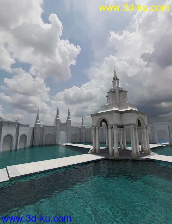 Orestes Iray HDRI Skydomes - Hazy Afternoon模型的图片7