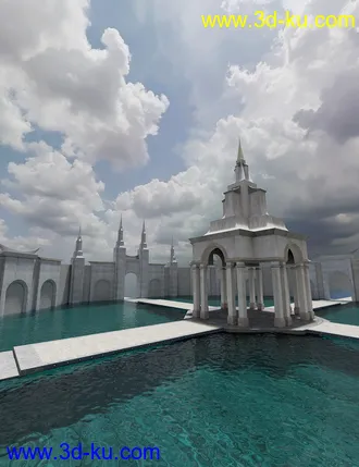 3D打印模型Orestes Iray HDRI Skydomes - Hazy Afternoon的图片