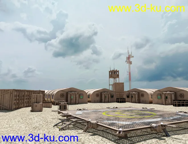 Orestes Iray HDRI Skydomes - Hazy Afternoon模型的图片8