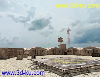 3D打印模型Orestes Iray HDRI Skydomes - Hazy Afternoon的图片