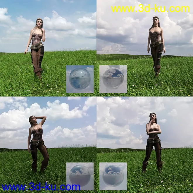 Orestes Iray HDRI Skydomes - Hazy Afternoon模型的图片9
