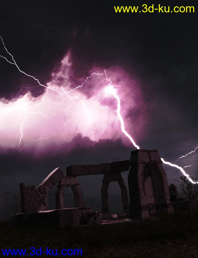 Orestes Iray HDRI Skydomes - Night Storms模型的图片9