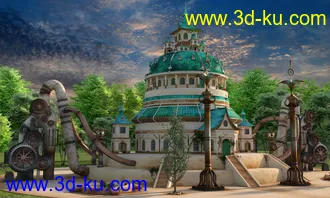 3D打印模型Oriana Pavillion的图片