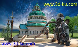3D打印模型Oriana Pavillion的图片