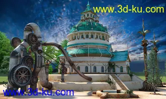 3D打印模型Oriana Pavillion的图片