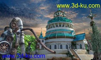 3D打印模型Oriana Pavillion的图片
