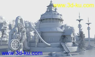 3D打印模型Oriana Pavillion的图片