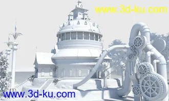 3D打印模型Oriana Pavillion的图片