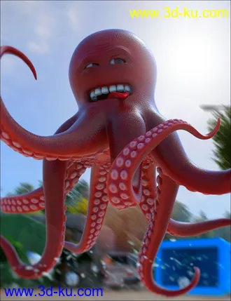 3D打印模型OTTO - The Mad Octopus的图片