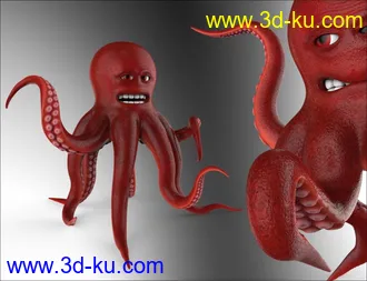 3D打印模型OTTO - The Mad Octopus的图片