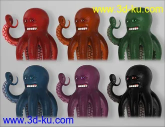 3D打印模型OTTO - The Mad Octopus的图片
