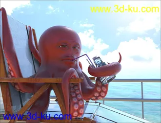 3D打印模型OTTO - The Mad Octopus的图片