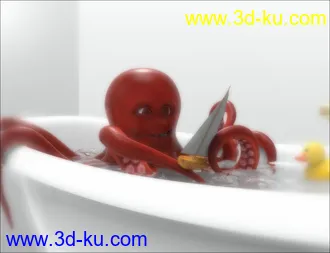 3D打印模型OTTO - The Mad Octopus的图片
