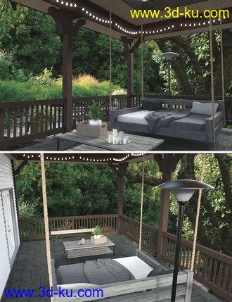 3D打印模型Outdoor Deck的图片