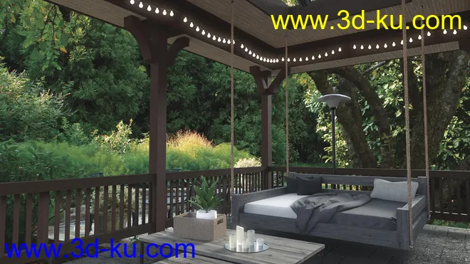 Outdoor Deck模型的图片2