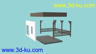 3D打印模型Outdoor Deck的图片