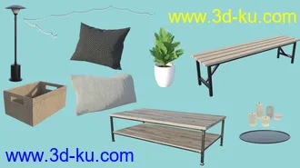 3D打印模型Outdoor Deck的图片