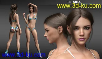 3D打印模型P3D Aria HD for Genesis 8 Female的图片