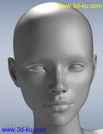 3D打印模型P3D Aria HD for Genesis 8 Female的图片