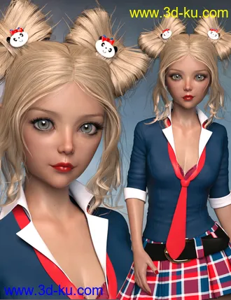 3D打印模型P3D Asuka for Genesis 8 Female(s)的图片