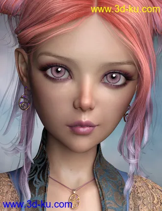 3D打印模型P3D Asuka for Genesis 8 Female(s)的图片