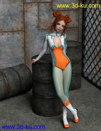 3D打印模型P3D Asuka for Genesis 8 Female(s)的图片