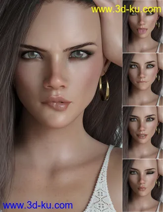 3D打印模型P3D Get Real Expressions for Genesis 8 Female(s)的图片
