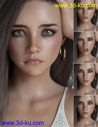 3D打印模型P3D Get Real Expressions for Genesis 8 Female(s)的图片