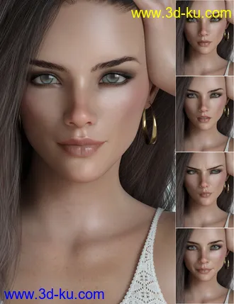 3D打印模型P3D Get Real Expressions for Genesis 8 Female(s)的图片