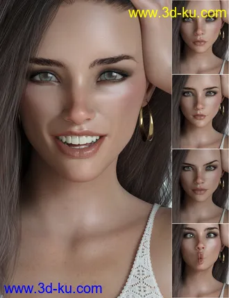 3D打印模型P3D Get Real Expressions for Genesis 8 Female(s)的图片