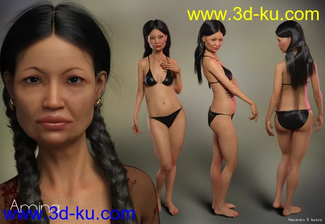 P3D Mabel 8 Enhanced Morphs Package模型的图片2