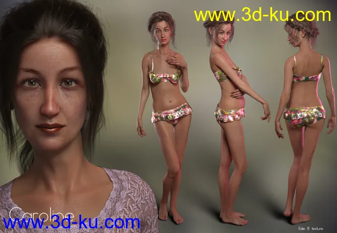 P3D Mabel 8 Enhanced Morphs Package模型的图片4