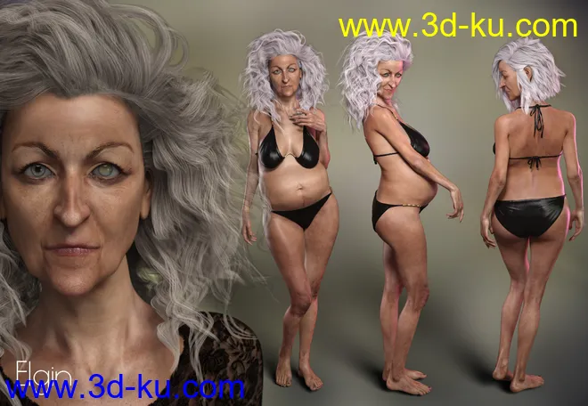 P3D Mabel 8 Enhanced Morphs Package模型的图片6