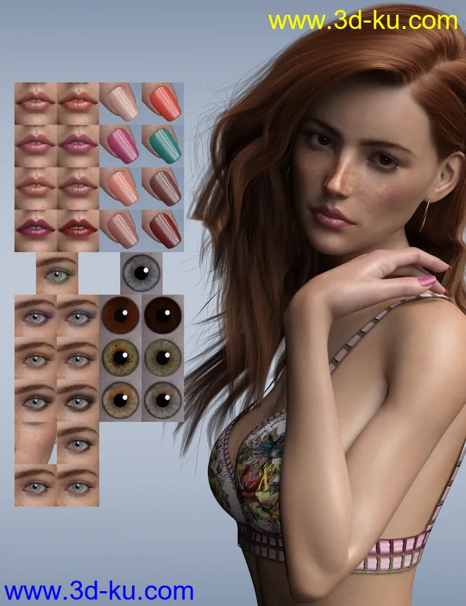 P3D Portia for Genesis 8 Female模型的图片6