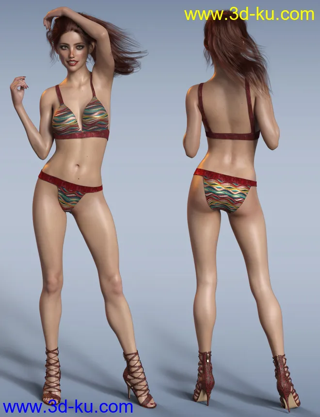 P3D Portia for Genesis 8 Female模型的图片7