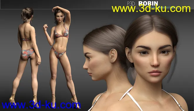 P3D Robin HD for Genesis 8 Female模型的图片9