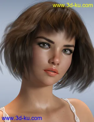 3D打印模型P3D Saskia HD for Genesis 8 Female(s)的图片