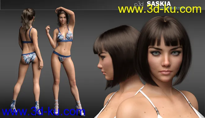 P3D Saskia HD for Genesis 8 Female(s)模型的图片10