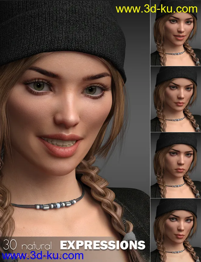 P3D Soft Expressions for Genesis 8 Female(s)模型的图片3