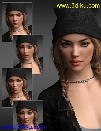 3D打印模型P3D Soft Expressions for Genesis 8 Female(s)的图片