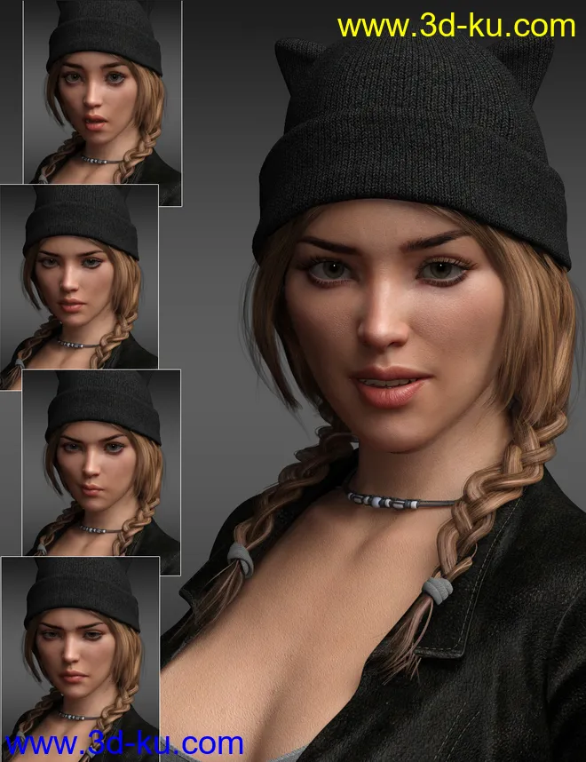 P3D Soft Expressions for Genesis 8 Female(s)模型的图片7