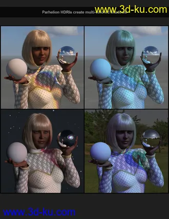 3D打印模型Parhelion Spectrum HDRIs的图片