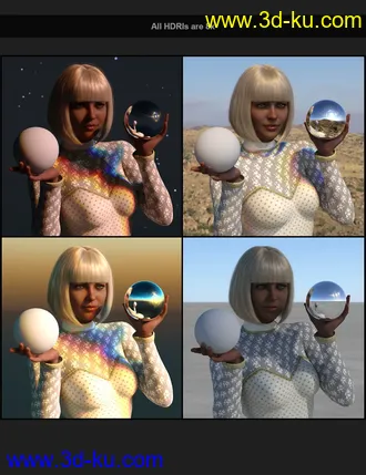 3D打印模型Parhelion Spectrum HDRIs的图片