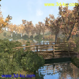 3D打印模型Park and Nature scene的图片